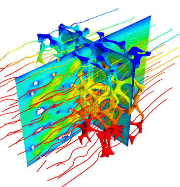 CFD modelization of heat transfer coupled with fluid flow in metal foam