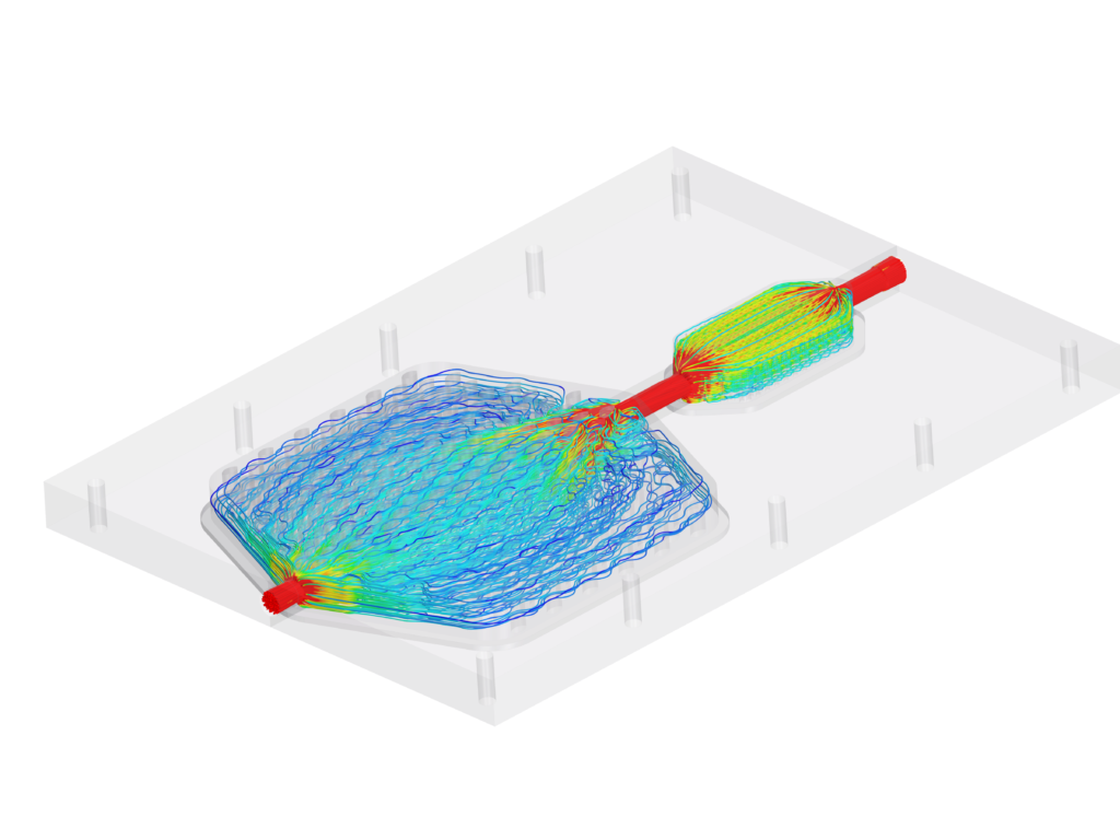 Modélisation CFD d'une méta plaque froide